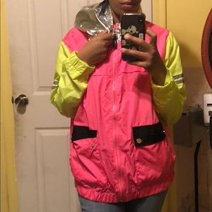 Multicolored Rain jacket